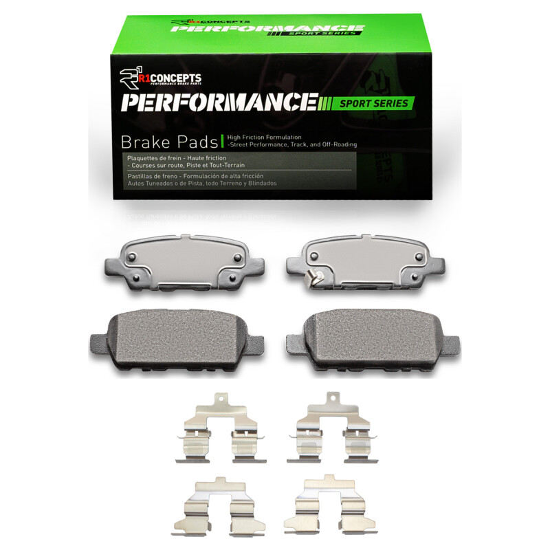 Nissan Maxima Brake Pads - Rear - R1 Concepts - R1 Performance Sport - `02-`25 Nissan Maxima Brake Pads - Rear - R1 Concepts - R1 Performance Sport - `02-`25